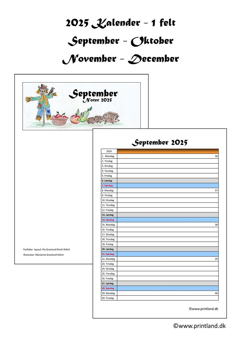 b12 forside kalender