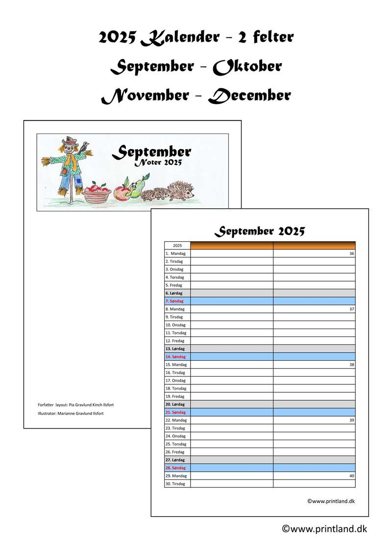 b15 forside kalender