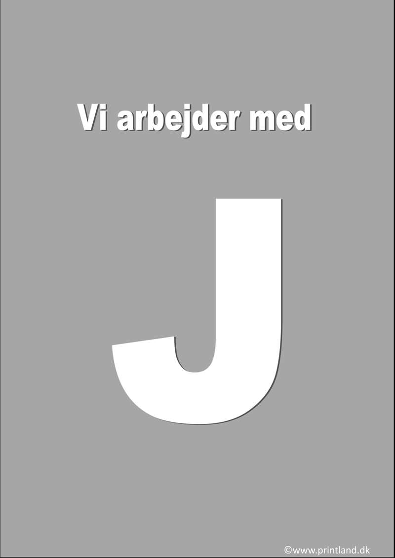 a16. vi arbejder med j