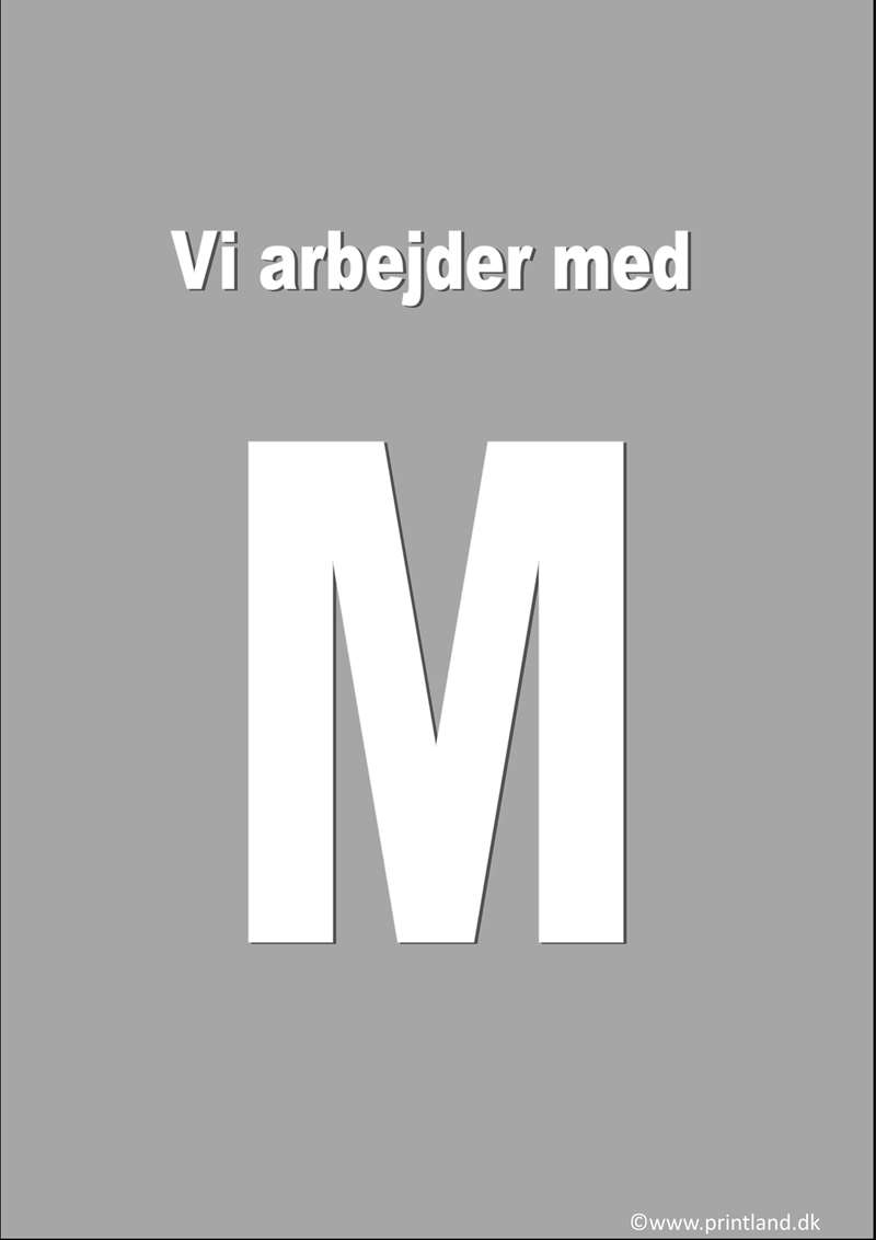 a19. vi arbejder med m