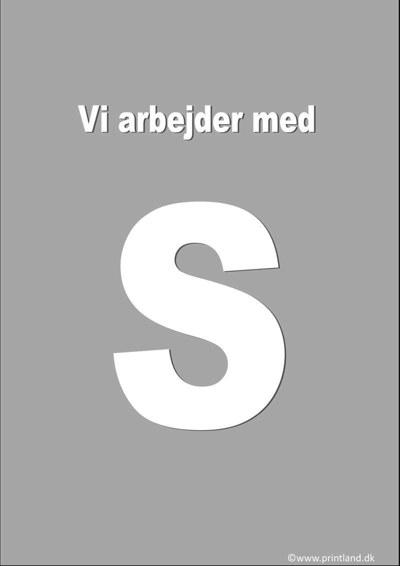 a23. vi arbejder med s