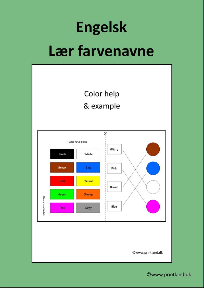 a18. lær farvenavne