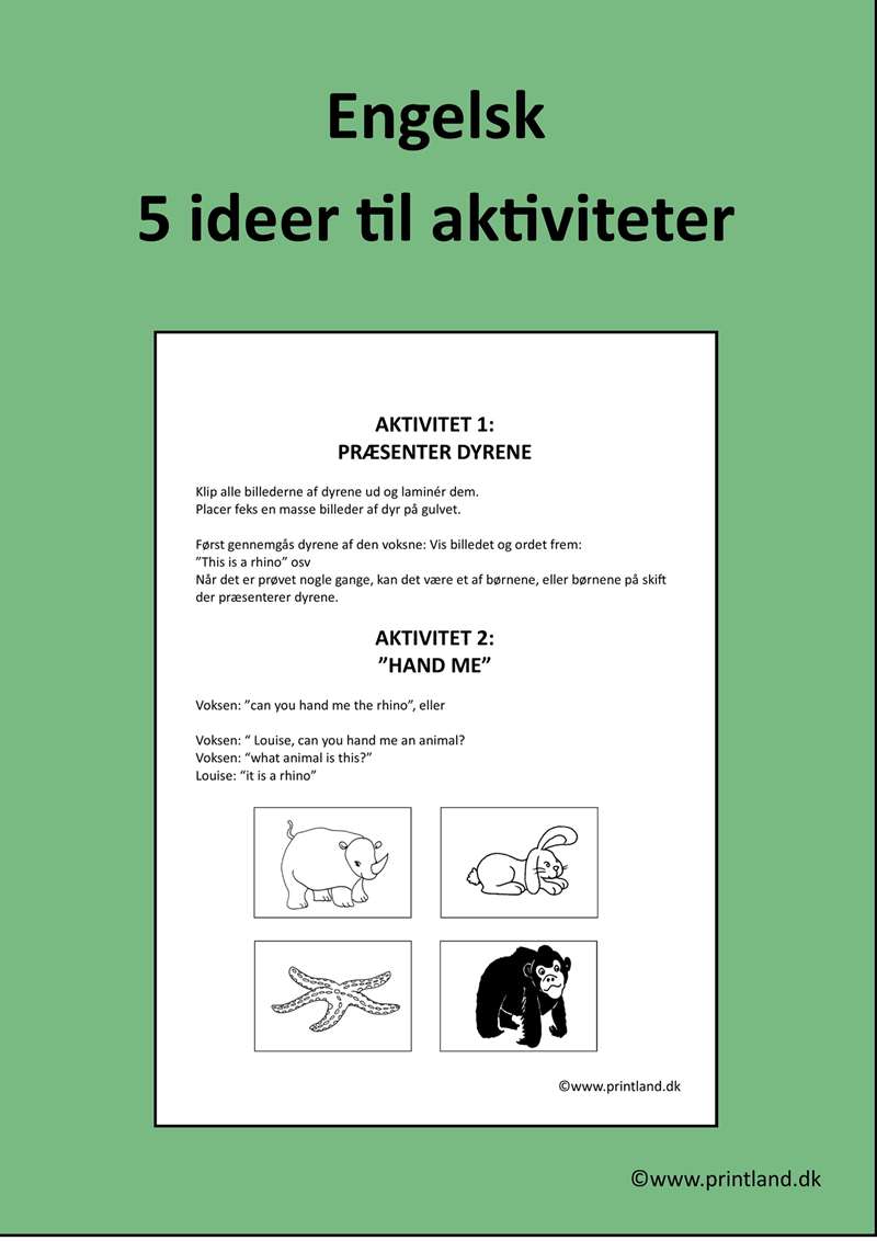 a20. ideer og aktiviteter